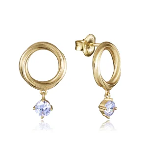 Pend Plata De Ley Baño Oro Circ Sra Jewels