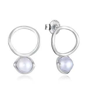 Pend Plata De Ley Baño Rodio Perla Sra Jwls