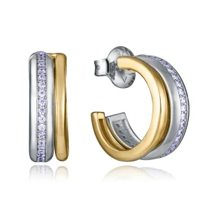 Pend Plata De Ley Baño Oro Y Rod Circ Jwls