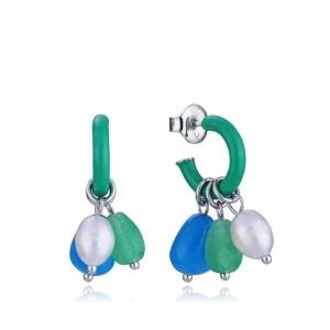 Pend Plata De Ley Baño Rodio Piedra Sra Jwl