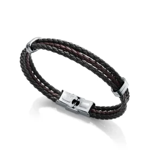 Puls Acero Y Piel Marron/negro Sr Fn