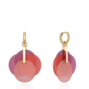 Pend Acero Ip Dorado Y Resina Sra Fn