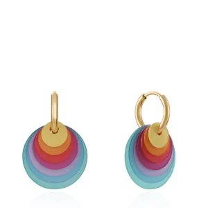 Pend Acero Ip Dorado Y Resina Sra Fn