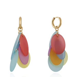 Pend Acero Ip Dorado Y Resina Sra Fn