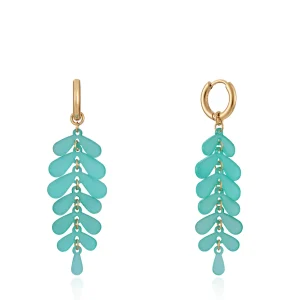 Pend Acero Ip Dorado Colgante Resina Sra Fn