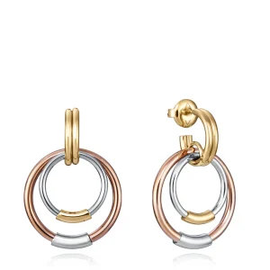 Pend Acero Ip Rosa Y Dorado Sra Fn