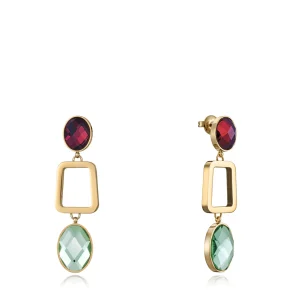 Pend Acero Ip Dorado Cris Sra Fn