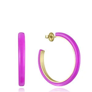 Pend Acero Ip Acrilico Morado Sra Fn