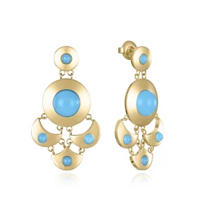 Pend Acero Ip Dorado Cristal Sra Fn