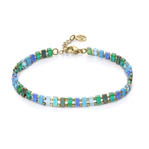 Puls Acero Ip Dorado Cristales Sra Fn