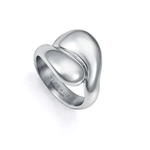 Anillo Acero Ondas Sra Fashion