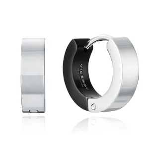 Pend Acero Ip Negro Aro Sr Fashion