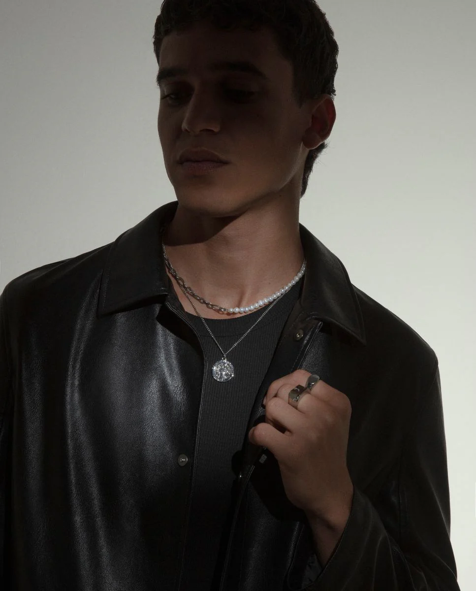 Collar Acero Y Perlas Nat Sr Fashion - Imagen 3