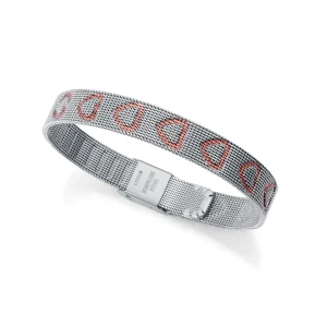 Puls Acero E Ip Rosa Corazones Sra Fn