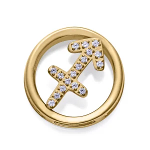 Motivo Acero Ip Dorado Circ Sagitario Sra Fn