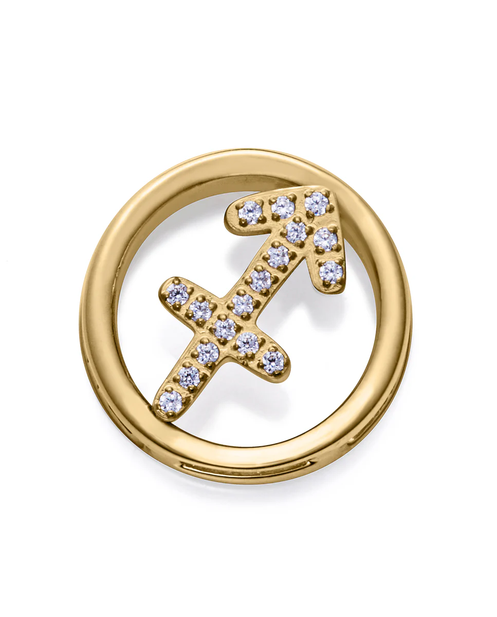 Motivo Acero Ip Dorado Circ Sagitario Sra Fn