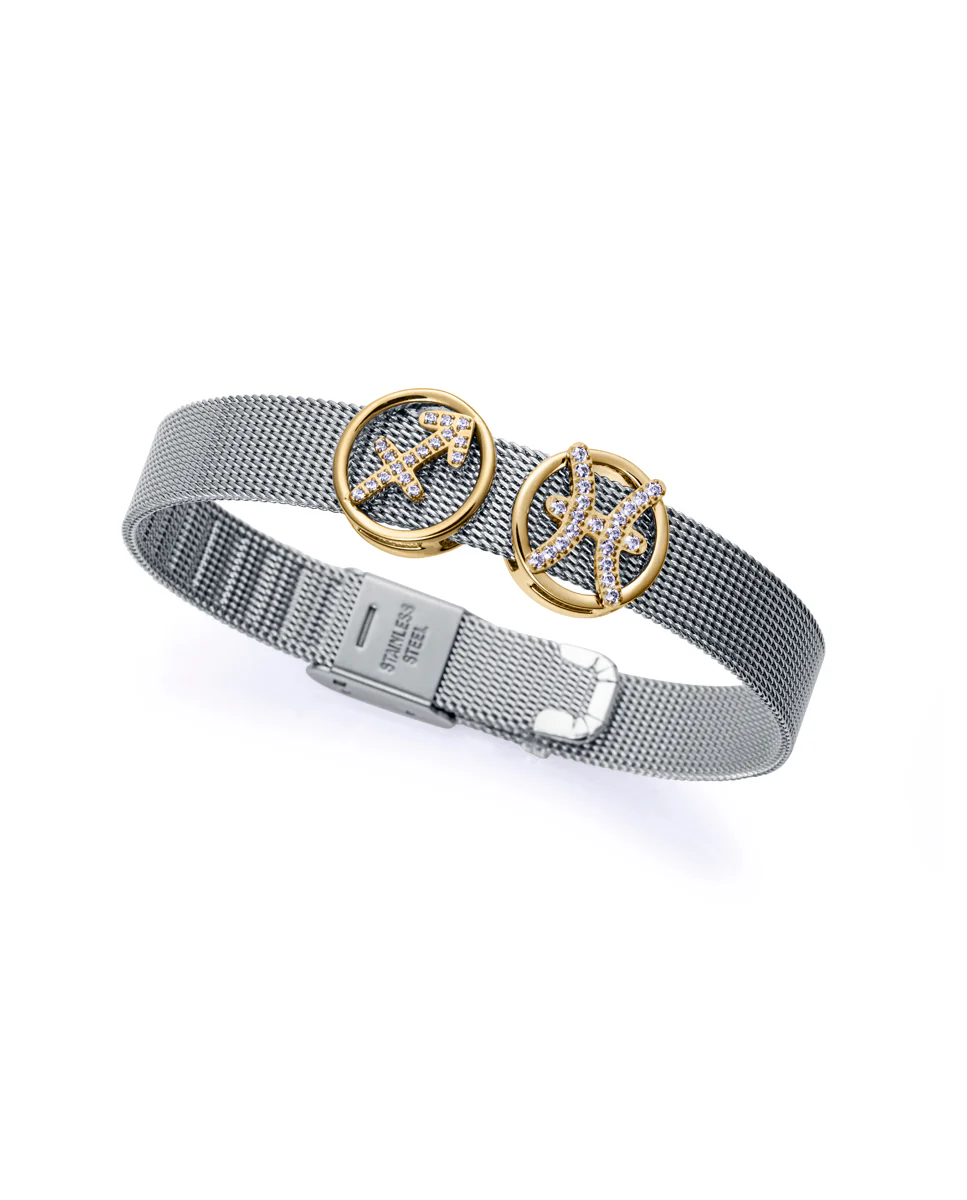 Motivo Acero Ip Dorado Circ Sagitario Sra Fn - Imagen 3