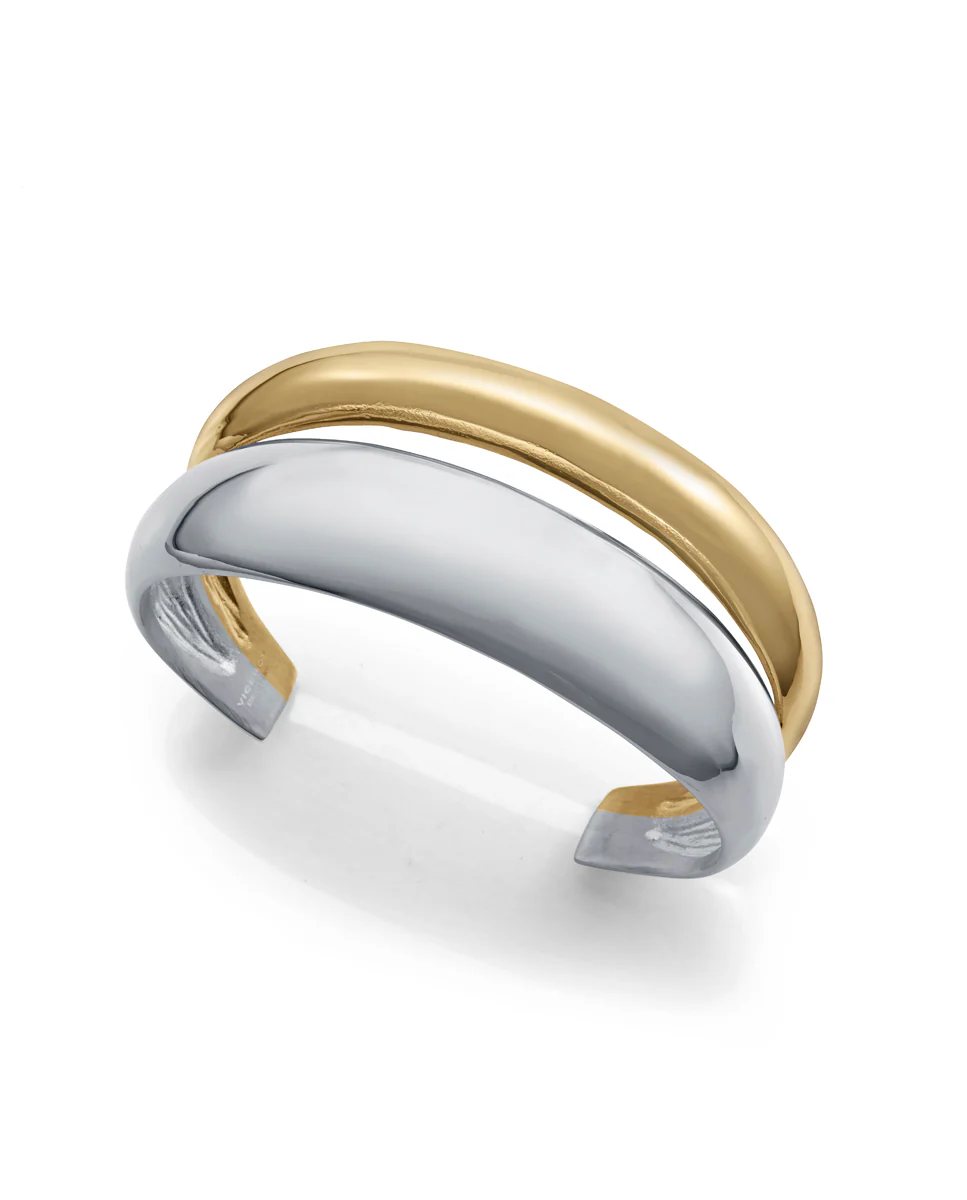 Puls Acero E Ip Dorado Rigida Sra Fashion