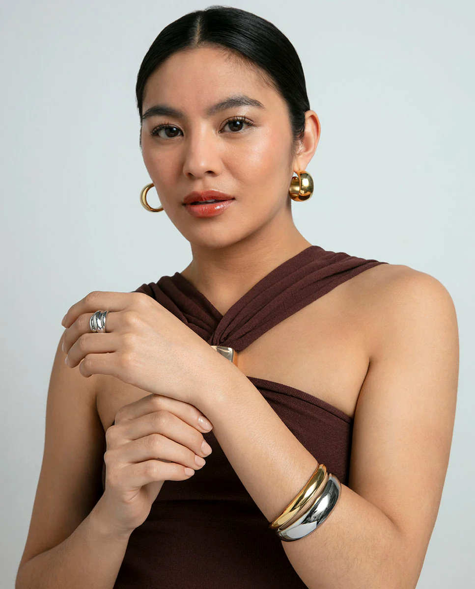 Puls Acero E Ip Dorado Rigida Sra Fashion - Imagen 4