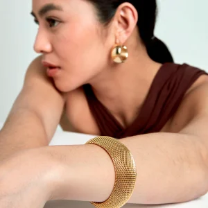 Puls Acero Ip Dorado Esterilla Sra Fashion