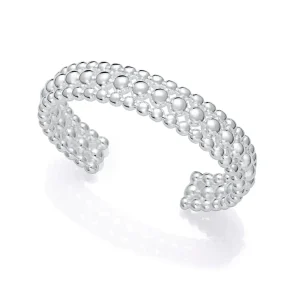 Puls Acero Chapado Plata Ancho Medio Sra Fshn