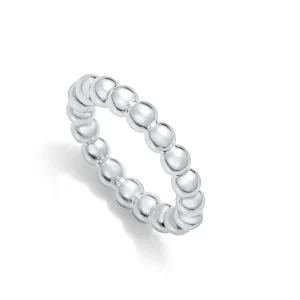 Anillo Acero Chapado Plata Sra Fashion