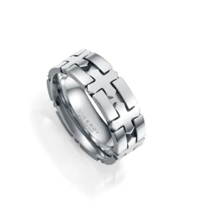 Anillo Acero Cruces Sr Fashion