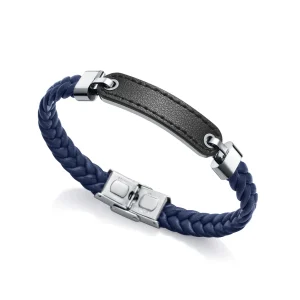 Puls Acero Correa Azul Placa Negra Sr. Fn