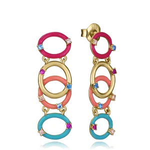 Pend Plata De Ley Baño Oro Circ Sra Jewels