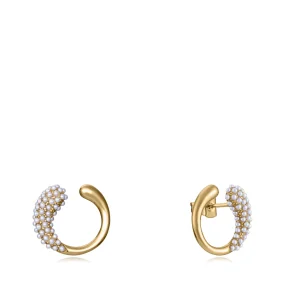 Pend Acero Ip Dorado Perlas Sint Sra Fn