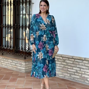 Vestido Valeria Turquesa