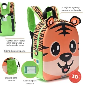 Mochila Zoo Little Kid Backpack Tiger