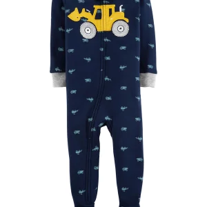 Pijama CARTERS 1-Piece Construction Snug Fit Cotton Footie PJs