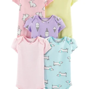 Pack de Bodys CARTERS 5-Pack Animal & Ice Cream Original Bodysuits
