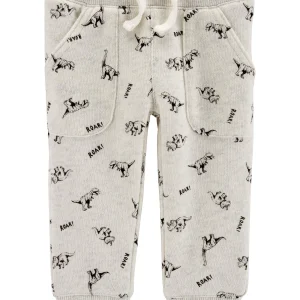 Pantalon CARTERS Dinosaur Pull-On French Terry Pants