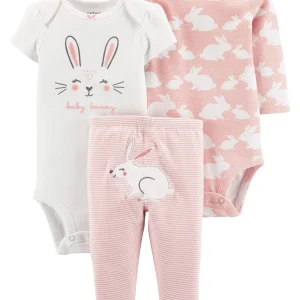 Conjunto CARTERS 3-Piece Bunny Little Character Set