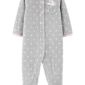 Enterito CARTERS Unicorn Snap-Up Fleece Sleep & Play -Micropolar