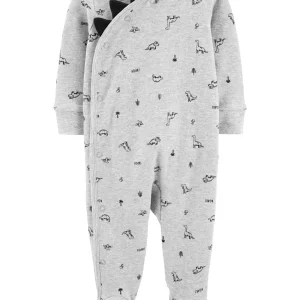 Enterito CARTERS Dinosaur Side-Snap Cotton Sleep & Play