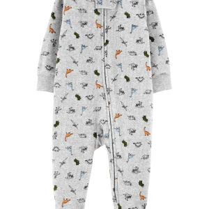 Enterito CARTERS Dinosaur Zip-Up Stretch Cotton Sleep & Play