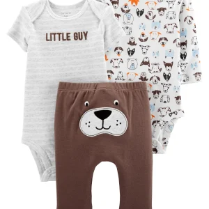 Conjunto CARTERS 3-Piece Dog Little Character Set 2019