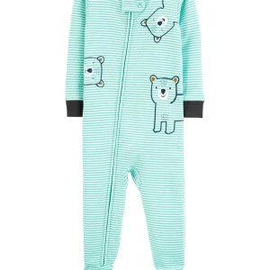 Pijama CARTERS 1-Piece Bear Snug Fit Cotton Footie PJs