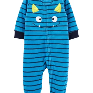 Enterito CARTERS Monster Zip-Up Fleece Sleep & Play - Micropolar