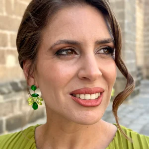 Pendientes Primavera Verde