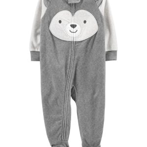 Pijama CARTERS 1-Piece Husky Fleece Footie PJs Micropolar