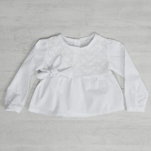 Camisa Broderie Heart Crayón