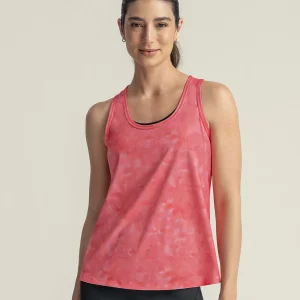 Camiseta deportiva de secado rápido y silueta semiajustada para mujer