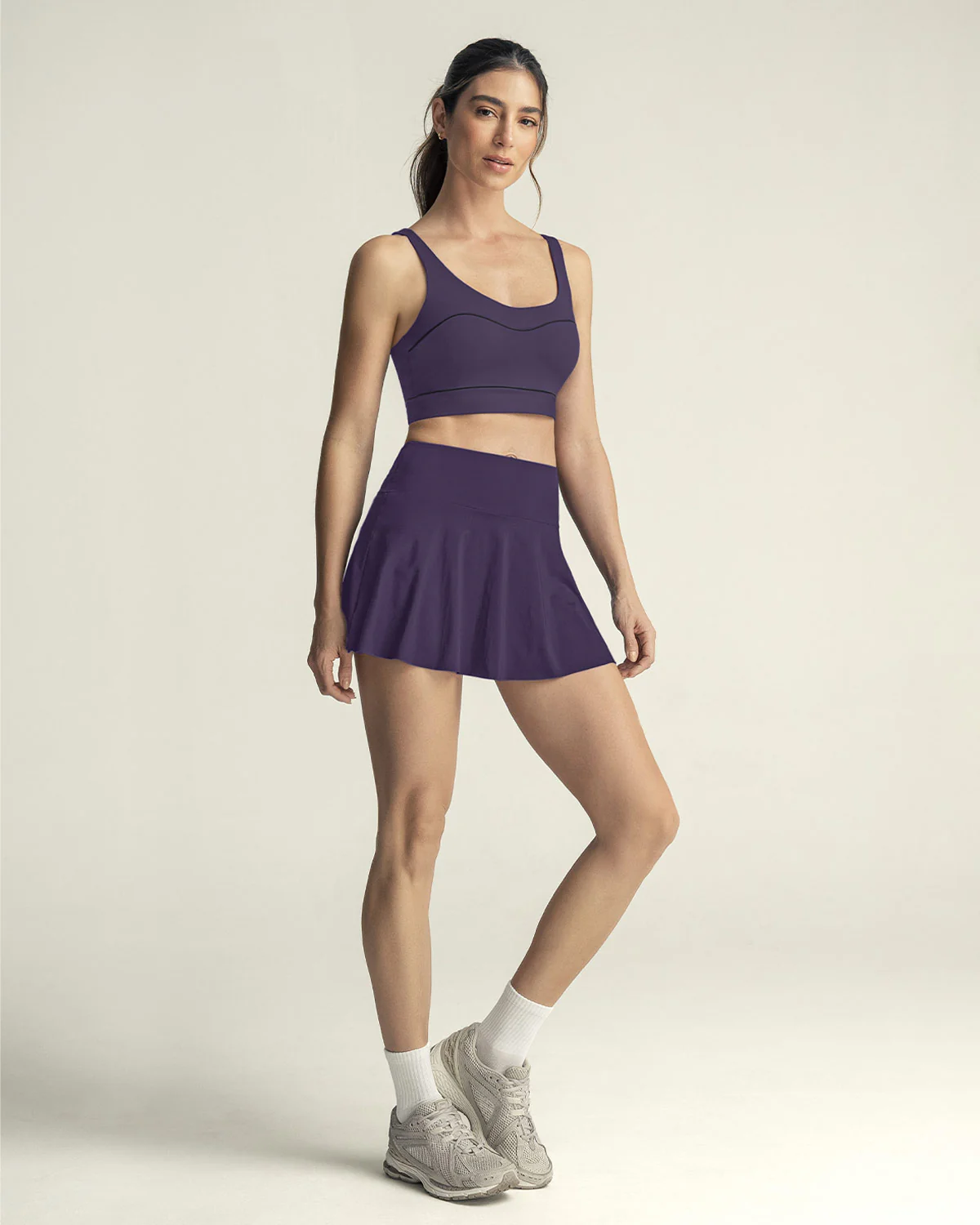 Falda deportiva con short interno con bolsillo - Imagen 3