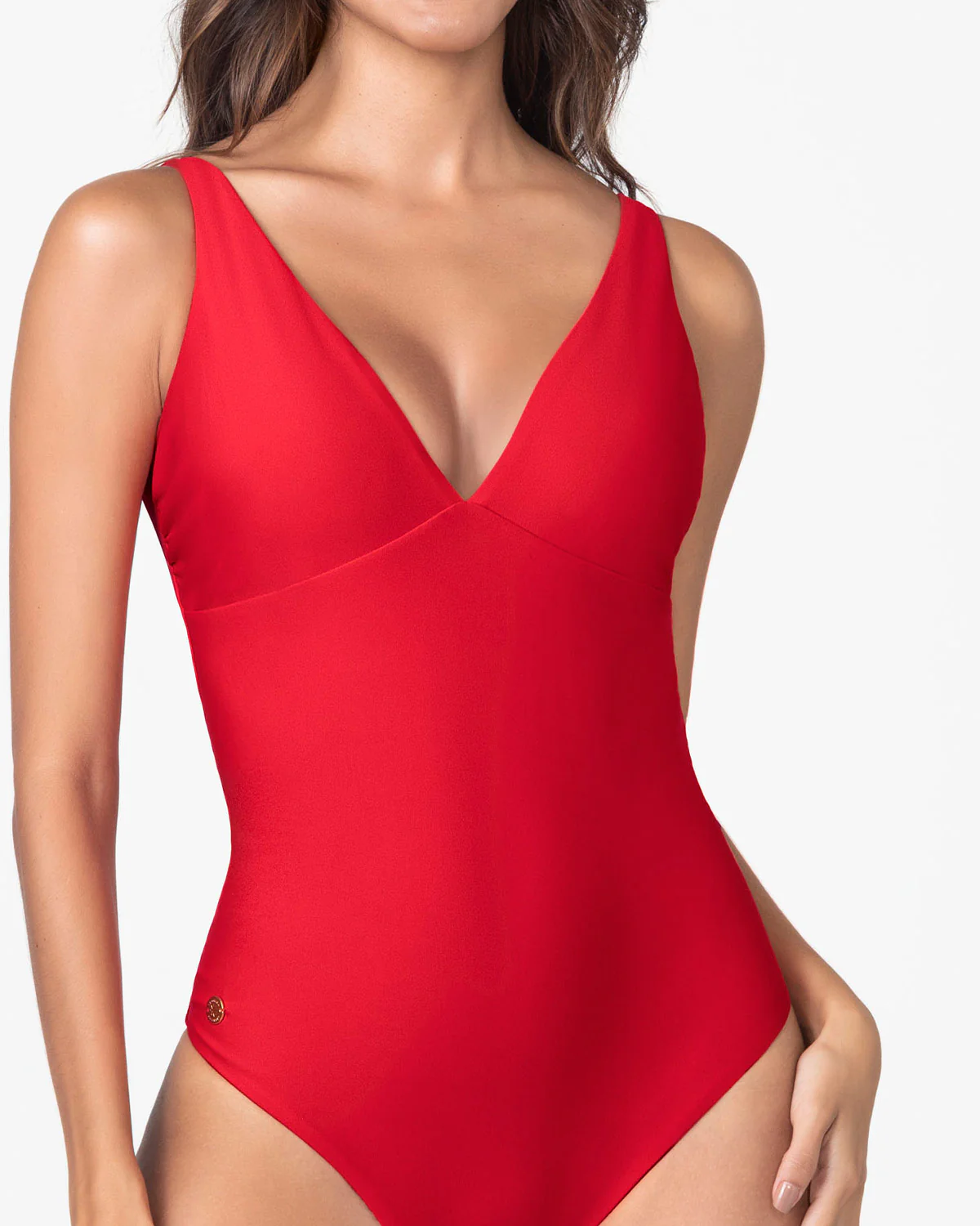 Traje de baño entero escote profundo - Imagen 3