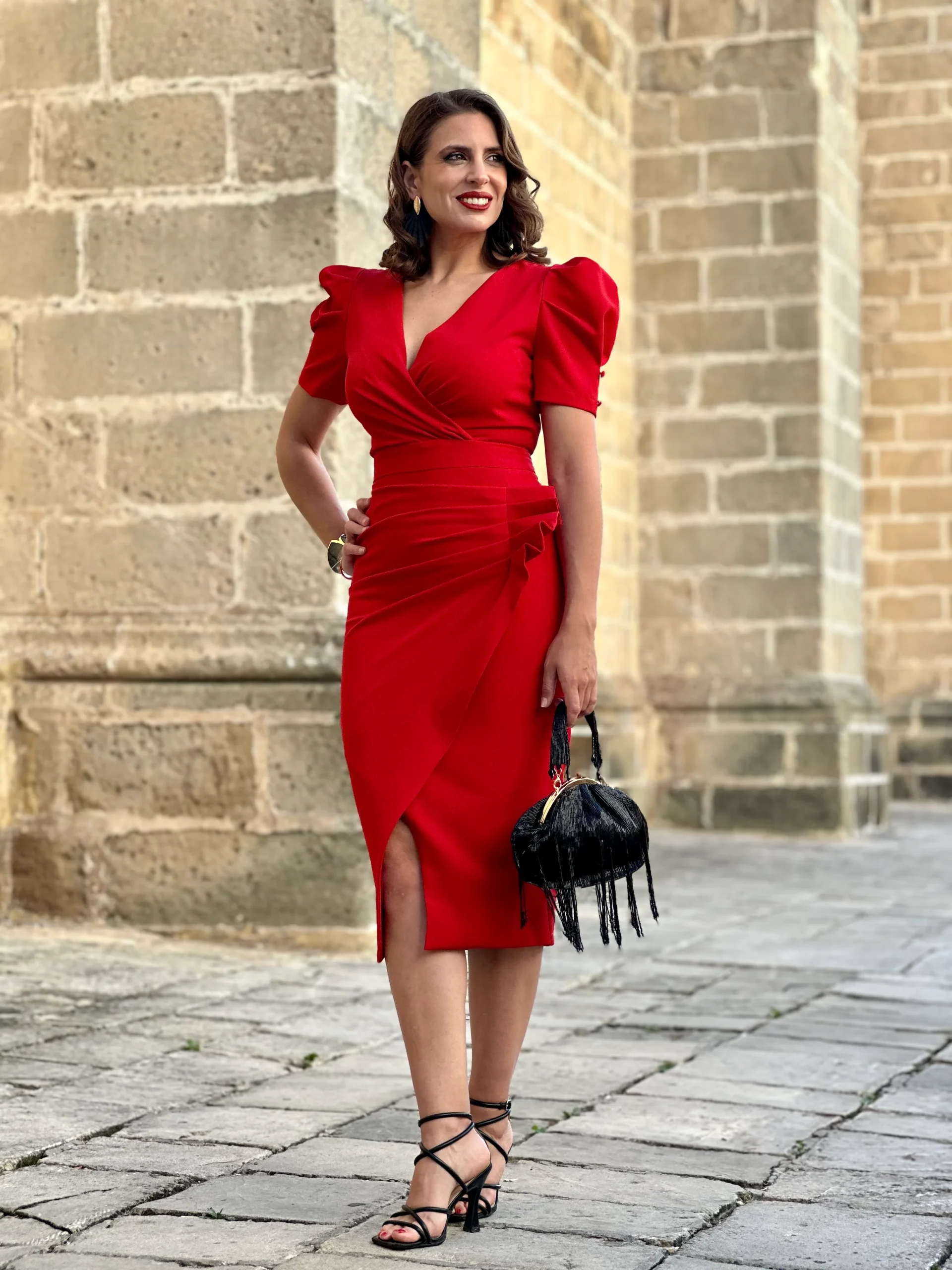 Vestido Alba Rojo - Imagen 3