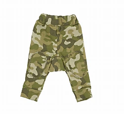Joggers frizada camuflado N&B